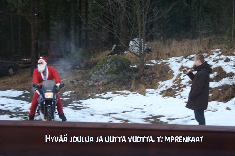 Moottoripyörän renkaat - joulu 2014